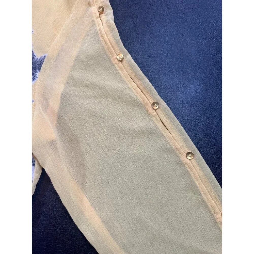 Alfred Dunner Seas The Day Scenic Yellow Size 8P - Picture 6 of 7